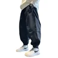 thumbnail image 4 of Pantalones Cargo con forro polar para niños, calzado, pantalones cálidos y cómodos, otoño/invierno, novedad de 2023, 4 of 4