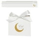 thumbnail image 2 of 50 cajas de regalo con diseño de luna para decoración de fiestas navideñas. Blanco, 2 of 9