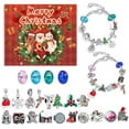 thumbnail image 4 of Yoyauz DIY Kids Jewelry Making Kit, Santa Claus, Snowman, Christmas Tree, Red & Green Glazed Beads Crafts Gift Set, Charm Girl Toys 4 5 6 7 8 9 10 11 12 Year Old Girls Birthday Christmas Gifts, 4 of 6