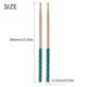 thumbnail image 3 of Tamco de tambor 1 par de baquetas 5A Baquetas antideslizantes Baquetas antideslizantes Baquetas de madera de ae Punta triangular con mango envuelto antideslizante Accesorios para instrumentos musicale, 3 of 6