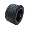 thumbnail image 1 of 10cm Width Replacement Utility Carts Wheel Caster Attachment Black Sturdy Smooth, 1 of 7