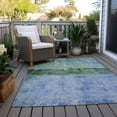 thumbnail image 6 of Addison Rugs Chantille Indoor/Outdoor Transitional Abstract Blue Washable Rectangle Rug, 9' x 12', 6 of 6