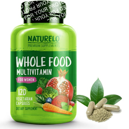 Whole Food Multivitamin for Women - Vegan/Vegetarian - 120 (The Best Whole Food Vitamins)