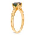 thumbnail image 2 of Galaxy Gold 14K Solid Yellow Gold 1.75 Carat Natural Alexandrite Ring - June Birthstone - Symbol of Balance & Joy - Made in USA - Fine Jewelry for Women, 2 of 2