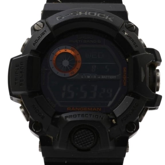 Pre-Owned CASIO G-SHOCK MASTER OF G - LAND RANGEMAN GW-9400BJ-1JF Black Resin Men's Digital...