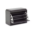 thumbnail image 3 of Baxton Studio Espresso Shoe-Rack Bench, 3 of 5
