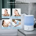 thumbnail image 3 of LEVOIT Dual 150 Humidifiers for Bedroom Large Room, 3L Cool Mist Top Fill Essential Oil Diffuser for Baby Nursery and Plants, 360&amp;Acirc;&amp;deg; Nozzle, Quiet Rapid Ultrason, 3 of 9
