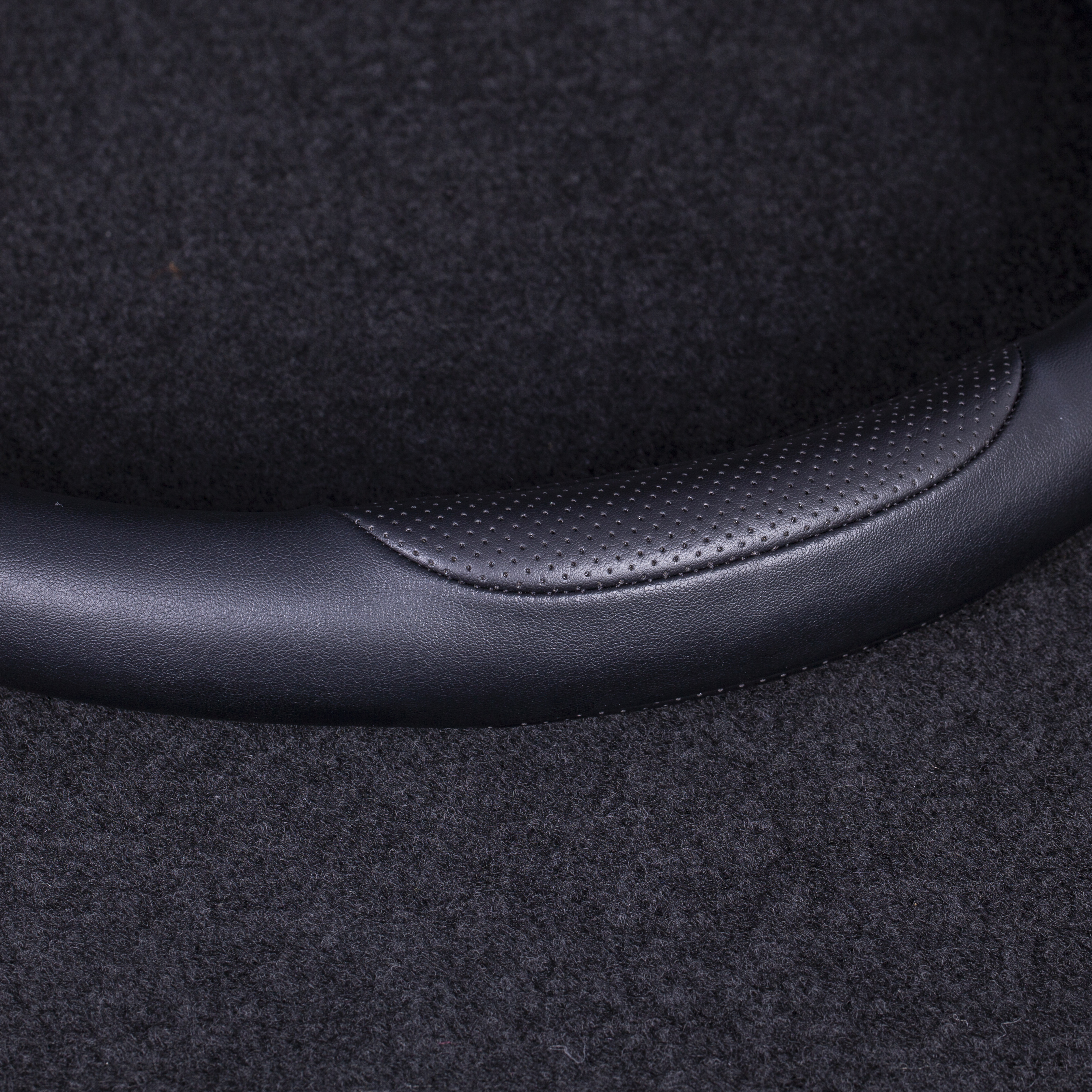 PIC AUTO Steering Wheel Cover - Microfiber Leather - Black - Universal Fit - 22WMD10