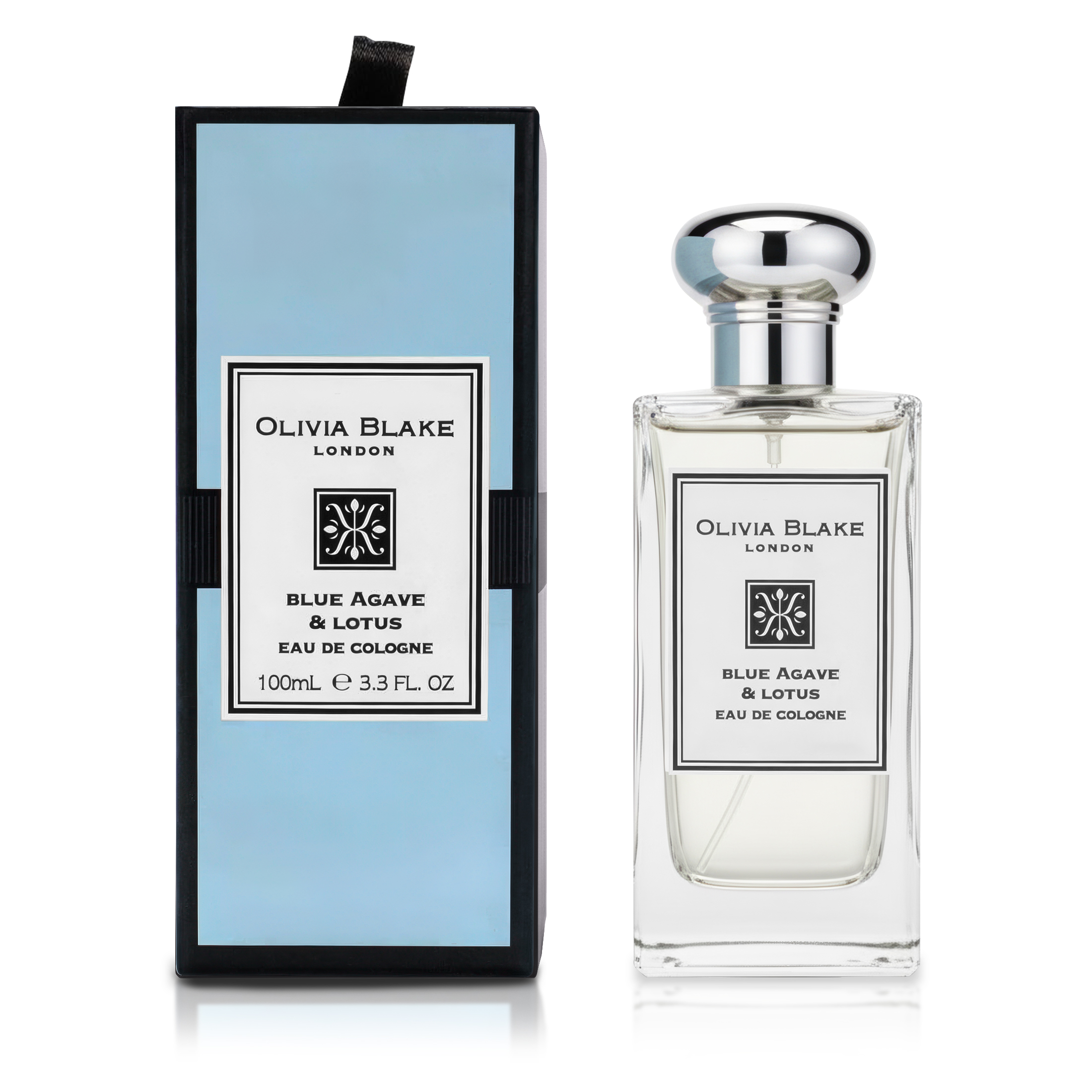 Olivia Blake Blue Agave & Lotus Perfume for Women – Fine Fragrance Eau de Cologne Spray, 100 ml/3.3 fl oz