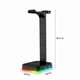 thumbnail image 3 of RGB Gaming Headphone Stand, Headset Stand with 2 USB Charging Ports, Desk Gaming Headphone Stand, 3 of 5