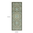 thumbnail image 6 of Mainstays Bright Persian Medallion Gray Blue Indoor Runner Rug, 2' x 6', 6 of 8