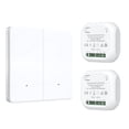 thumbnail image 1 of Wireless RF433mhz Remote Control Switch 1/2/3 gang Waterproof Push Button Switch, 1 of 3