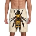 thumbnail image 3 of Lsque Honey Bee Mens Sleep Pajama Shorts,Short Pajama Pants, Cotton Ultra-Soft Knit-XX-Large, 3 of 9