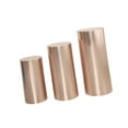 thumbnail image 1 of Lipstore 3 Pack Cylinder Plinth Covers, Cylinder Plinth Support Covers, Tablecloth Plinth champagne gold, 1 of 8