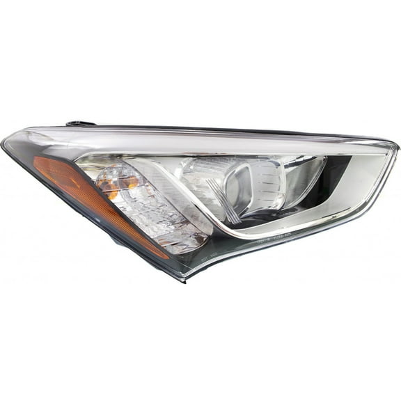 CarLights360: For Hyundai Santa Fe Sport Headlight Assembly 2013 2014 2015 2016 Passenger Side w/ Bulbs CAPA Certified For HY2503169
