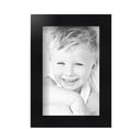 thumbnail image 2 of ArtToFrames 4" x 6" Satin Black Tall Picture Frame, 4x6 inch Black Wood Poster Frame (WOM-1852), 4 Pack, 2 of 7