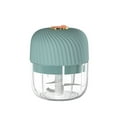 thumbnail image 1 of Picadora de ajo eléctrica, picadora de verduras portátil, picadora de cebolla trituradora de ajo de 350 ML, licuadora para vegetales, procesador de alimentos inalámbrico para jengibre, chile, fru, 1 of 5