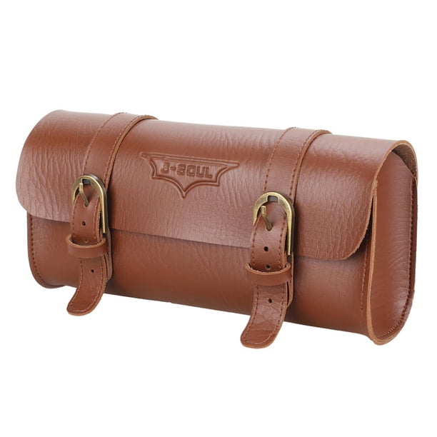 Yuarrent Bolsa frontal de ciclismo compacta y ligera para un viaje cómodo, bolsa Universal para manillar de bicicleta Ciclismo Marrón