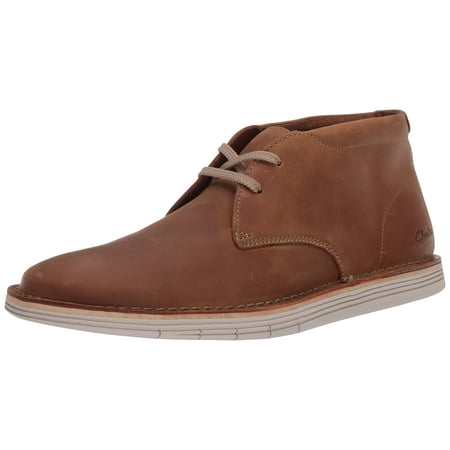 clarks mens forge stride chukka boots flat heel