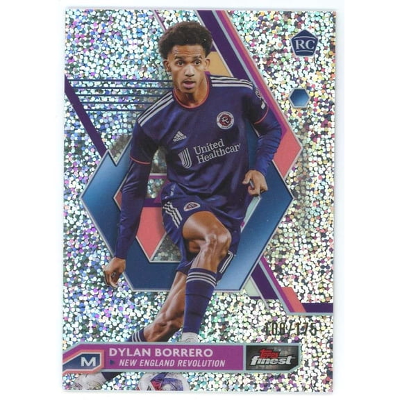Soccer 2023 Topps Finest 108/175 Dylan Borrero #86 (Rookie)