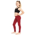 thumbnail image 3 of Stretch Is Comfort Girl's Pack of 3 Oh so Soft Footless Leggings | Child Size 4-14, 3 of 6