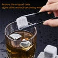 thumbnail image 5 of Whiskey Stones Set, 8 Pack Silver Wine Stone&nbsp; Stainless Steel Ice Spheres Reusable Ice Cubes, Stainless Steel Ice Cubes , For Whiskey, Vodka, Liqueurs, Wine ,Beverage Juice or Soda, Pack of 8, 5 of 5
