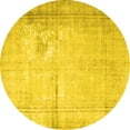 thumbnail image 1 of Ahgly Company Indoor Round Persian Yellow Traditional Area Rugs, 8' Round, 1 of 4