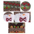 thumbnail image 6 of Santa Claus Snowmen Xmas Gift Bag Christmas Eve Apples Drawstring Bag Container, 6 of 17