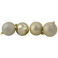 thumbnail image 6 of Northlight 24ct Shatterproof 4-Finish Christmas Ball Ornament Set 2.5" - Gold, 6 of 9