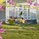 thumbnail image 4 of WEUVEB Comedero Para Pájaros De Jardín En Hierro Con De Y Color Café Para Exterior, 4 of 8
