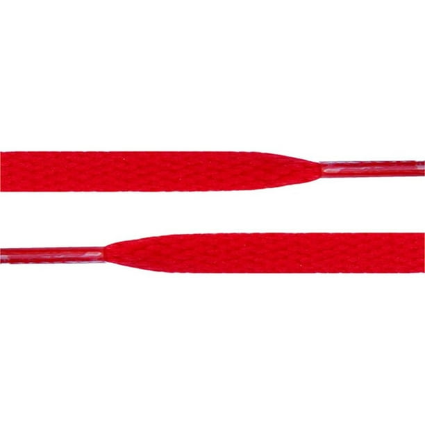 Flat Shoelaces 5/16"" Wide Solid Colors Several Lengths For Sneakers
