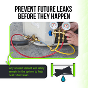 LEAK SAVER Direct Inject AC Leak Sealer 6PK for Most HVAC Systems Up to 5 Tons