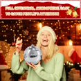 thumbnail image 3 of Changmaius - 4 bolas navideñas grandes de plástico rellenables para exteriores de 5,9 pulgadas, adornos colgantes decorativos para el árbol de Navidad, para el hogar, exteriores, fiestas, césped,, 3 of 7