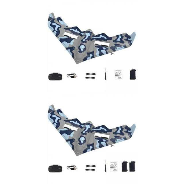 Teledirigido de 2 Canales Hugo Avión RC 3.7 MAh Juguete Exterior para Niños