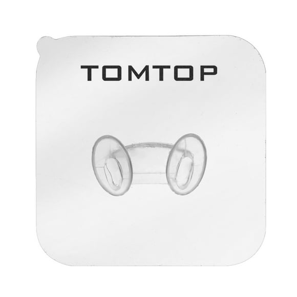 Yeacher TOMTOP 2pcs Transparent Strong Adhesive Hooks Plastic Superglue Plug Holder Waterproof Bracket Hanger Wall