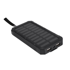 20000mAh Solar Power Bank with Dual USB Ports, Portable Solar Charger for Outdoor Camping Hiking, Fast Charging Solar Battery Pack for Cell Phones DIY Kit, 4 Colors