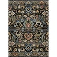 thumbnail image 2 of Addison Rugs Chantille Indoor/Outdoor Transitional Floral Black Machine Washable Rectangle Rug, 10' x 14', 2 of 8