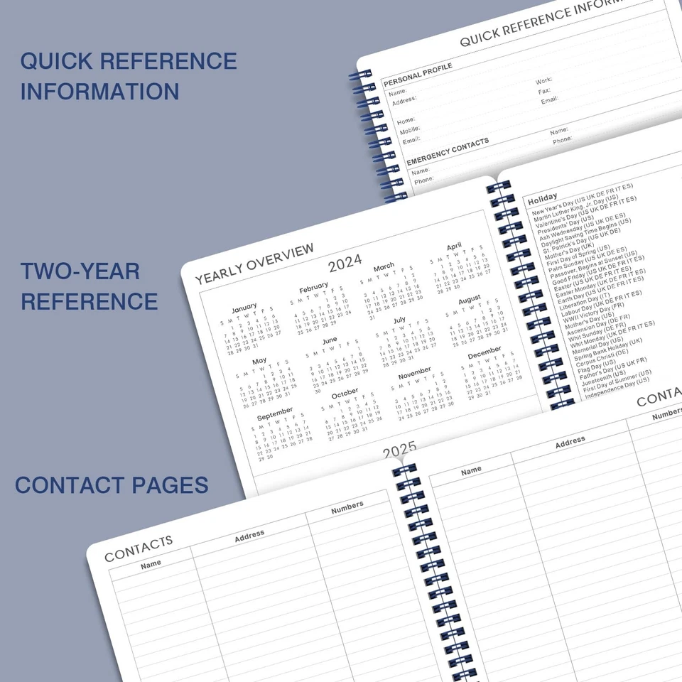 Planner 2024-2025 - Jul. 2024 - Jun. 2025, 8" X 10", Academic Planner 2024-20...