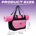 thumbnail image 2 of TELOLY Yoga Mat Bags,Nylon Fabric Yoga Mat Holder,18.90"*9.45"*6.30" No More Clutter Yoga Bag,Style4, 2 of 7