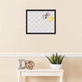 thumbnail image 3 of PinPix 20x16 Custom Cork Bulletin Board Diamond Modern Pattern Grey Poster Board Has a Fabric Style Canvas Finish, Framed in Diamond Modern Pattern Grey, by ArtToFrames (PinPix-1802), 3 of 5