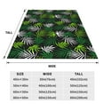 thumbnail image 3 of Pofeuu Tropical Leaves1 Print Ultra-Soft Micro Fleece Blanket,for Bed Or Sofa,All Season Throw Blankets Flannel Blanket-50"x40", 3 of 7