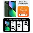 thumbnail image 5 of CANSHN Magnetic Compatible with iPhone 13 Case, Upgraded [Full Camera Protection] [Compatible with Magsafe] [Translucent Matte] Shockproof Protective Phone Case Cover 6.1 Inch - Deep Green, 5 of 7