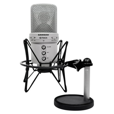 Samson G-Track Condenser Recording Podcast USB Microphone+Interface+Shock