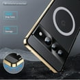thumbnail image 3 of Decase Compatible with Google Pixel 7 Pro Case, Ultra Slim Magnetic Frosted Metal Case with Wireless Charging Shockproof Protective Case for Google Pixel 7 Pro, Gold, 3 of 11