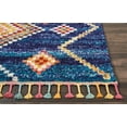 thumbnail image 4 of Nourison Moroccan Casbah Shag Navy 5'3" x 7'9" Area Rug, (5x8), 4 of 8