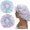 002 Lilac/Aqua, variant on Adjustable Silk Satin Bonnet Hair Care Caps for Women Girls Loose-fitting Reversible Sleeping Cap Shower Caps Hair Wrap Bonnets (007 /Hunter)