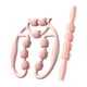 thumbnail image 3 of 2 rodillos de masaje, rodillo muscular, ejercicio, entrenamiento, herramienta multifuncional de masaje de piernas, abrazadera circular para muslos, rosa, 3 of 8