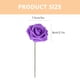 thumbnail image 5 of 25 rosas artificiales falsas para decoración de bodas, manualidades y suministros., 5 of 6