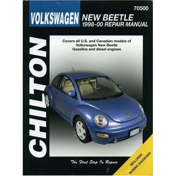 Pre-Owned Chilton's Volkswagen New Beetle, 1998-00 Repair Manual (Chilton's Total Car Care Repair Manual) (Paperback) 1563924633 9781563924637