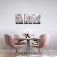 thumbnail image 2 of Bathroom Wall Art Pink Dandelion Wall Art - Black and White Flower Rustic Simple Life Style Minimalist Canvas Print for Bathroom Bedroom Kitchen Home Wall Decor, 2 of 6